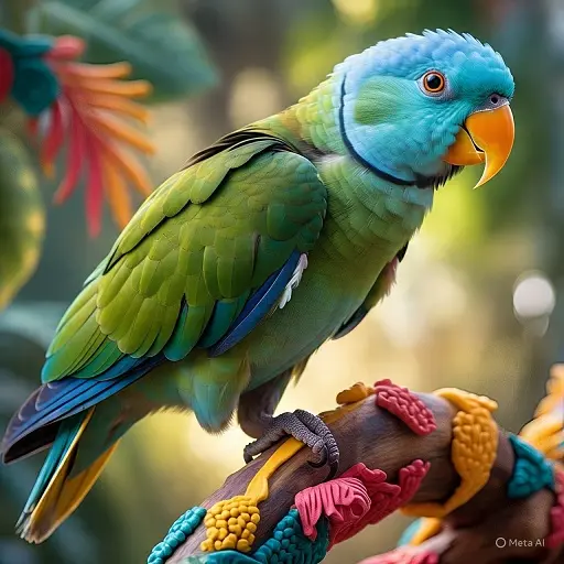 Birds for kids – parrot picture