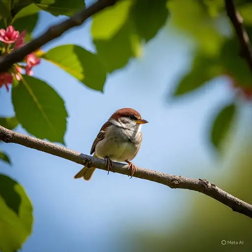 Birds for kids – sparrow picture