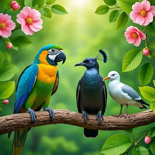 Birds for kids – pictures & sounds