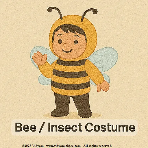 Bee insect costume for kids