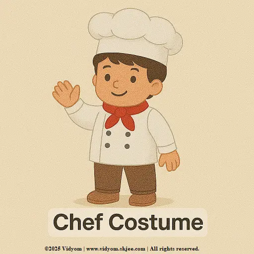 Chef costume for kids