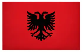 world flags for kids - Albania flag