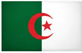 world flags for kids - Algeria flag