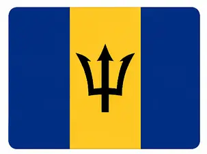 learn country flags - Barbados flag