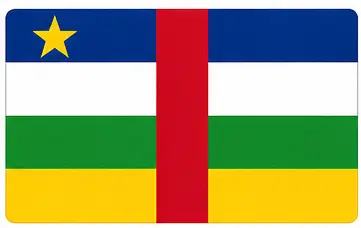 national flags for kids - Central African Republic flag