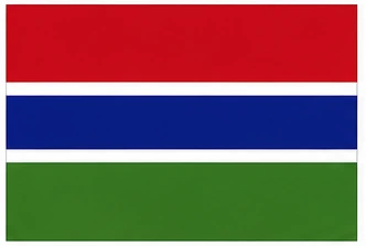 country flag names - Gambia flag