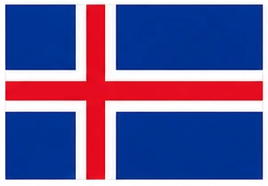 all country flags - Iceland flag
