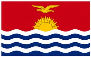 flag learning for kids - Kiribati flag