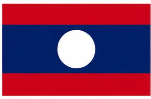 flag learning for kids - Laos flag