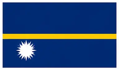 Nauru flag for kids