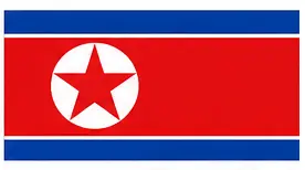 North Korea flag for kids