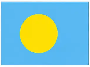 country flags with names - Palau flag