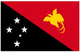 country flags with names - Papua New Guinea flag