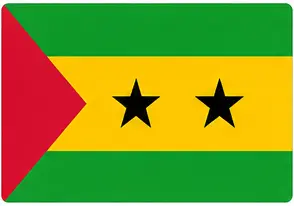 easy country flags - Sao Tome and Principe flag