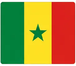 easy country flags - Senegal flag