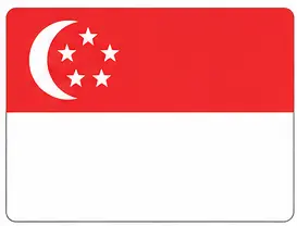 world flags chart - Singapore flag
