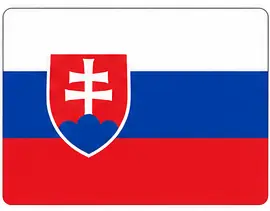 world flags chart - Slovakia flag
