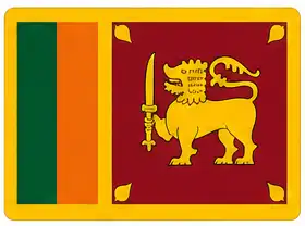 world flags chart - Sri Lanka flag