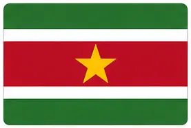 world flags chart - Suriname flag