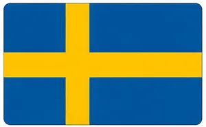 world flags chart - Sweden flag