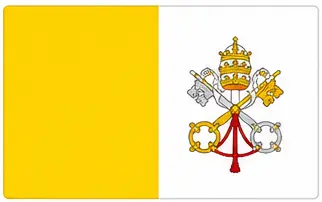 complete country flags - Vatican City flag