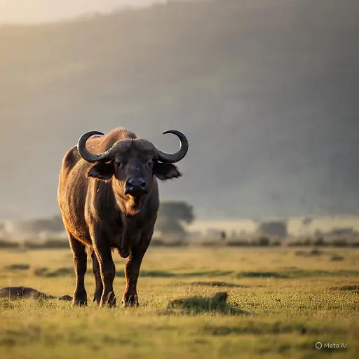 Domestic animals for kids – buffalo picture with sound