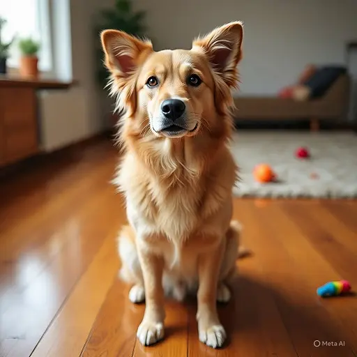 Domestic animals for kids – dog picture with sound