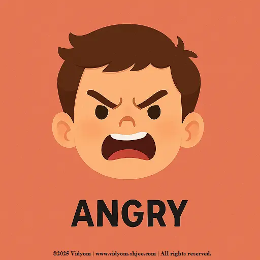 angry facial expressions for kids – angry face