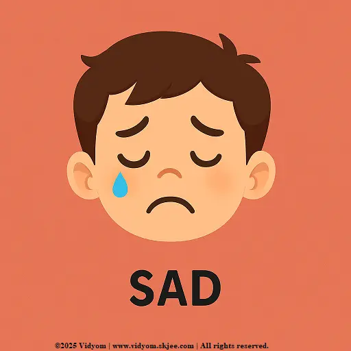 sad facial expressions for kids – sad face