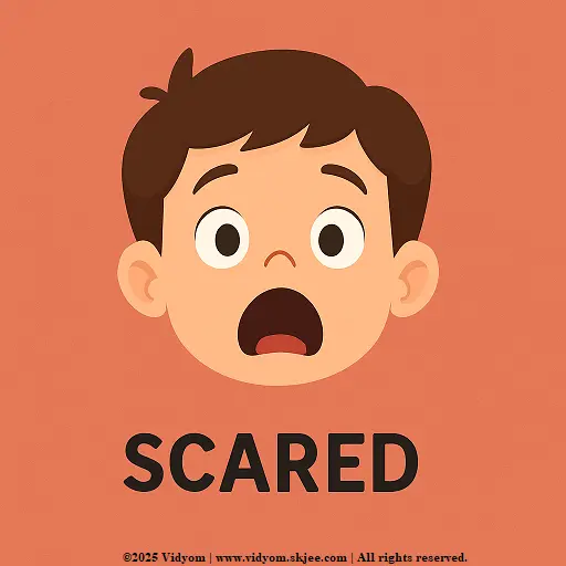 scared facial expressions for kids – scared face