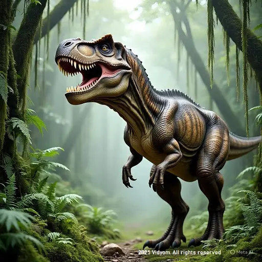 dinosaur fact for kids – cute cartoon dinosaurs walking in a forest