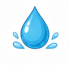 Water learning illustration for children