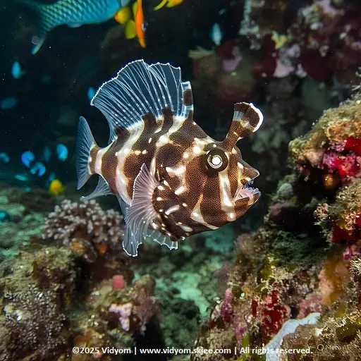 Deep-sea angler animal picture card with play audio button