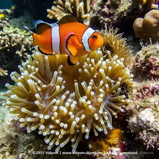 Clown sea animal picture card with play audio button