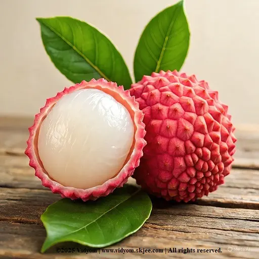 Lychee illustration