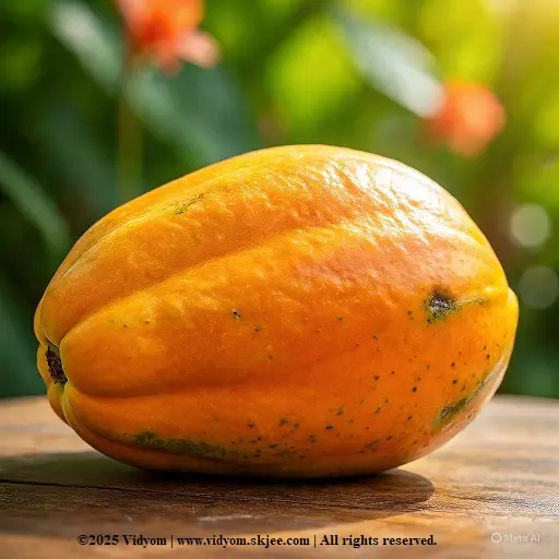 Papaya cartoon illustration