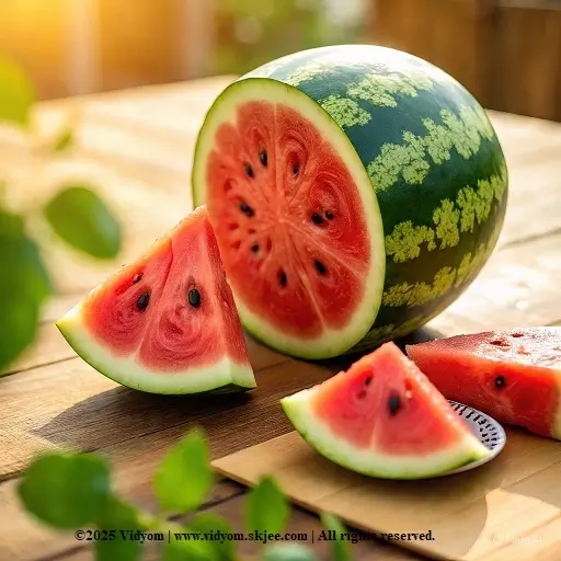 Watermelon slice illustration