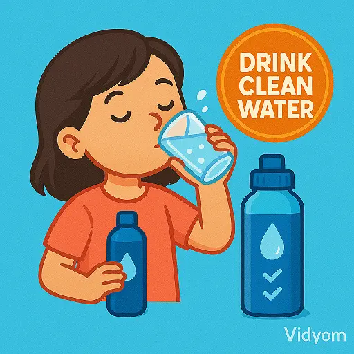 Drink plenty of clean water