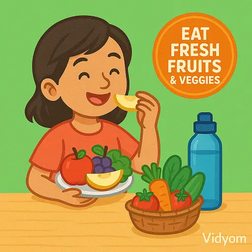Eat fruits and vegetables