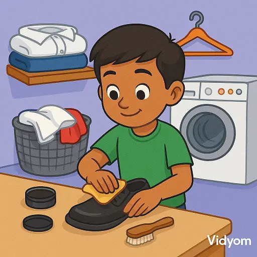 Keep shoes and clothes clean and tidy