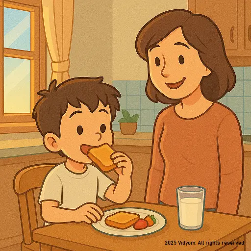 Good morning habits for kids – eat a healthy breakfast every day