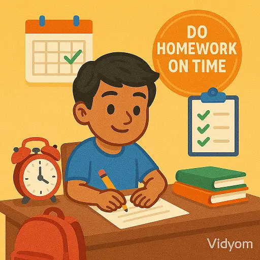 Study habits for kids – do homework on time