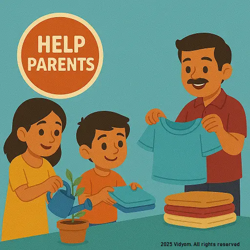 Good manners at home for kids – help parents at home