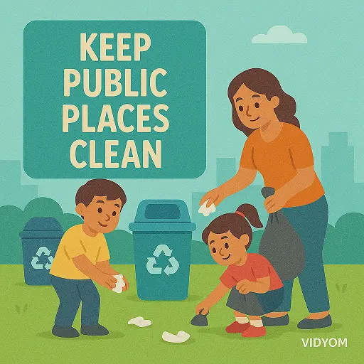 Keep public places clean