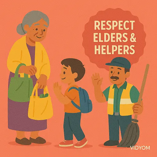 Respect elders and helpers
