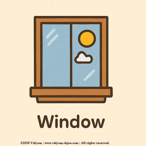 window – household items for kids picture