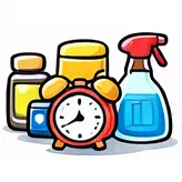 Household items icon for kids learning site