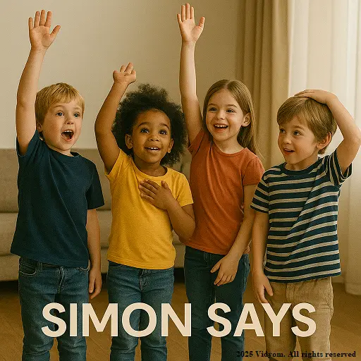 Simon Says indoor game for kids
