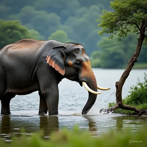 Elephant – mammals for kids trunk and body picture