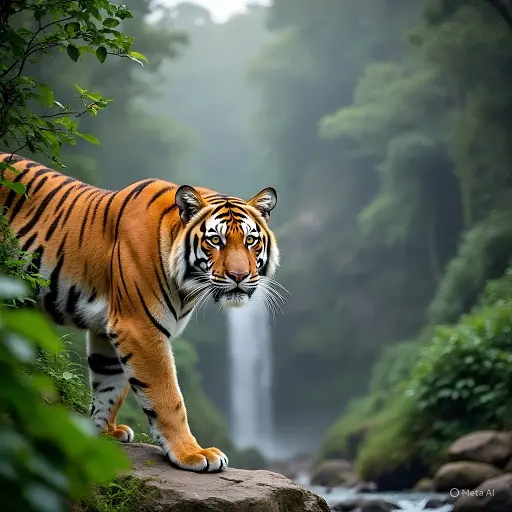 Tiger – mammals for kids learning picture card